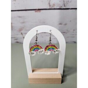 Sparkling cloud rainbow Earrings